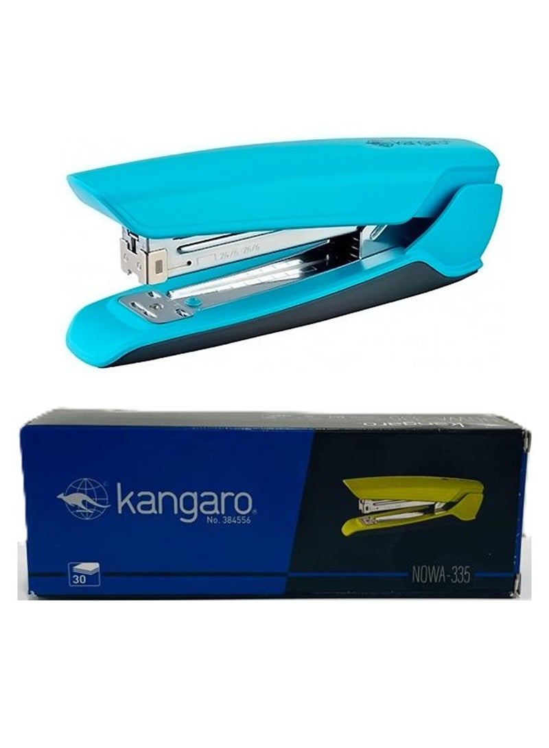 Kangaro 1-Piece Nowa-335 Desktop Stapler With 30 Sheet Capacity Blue - Image 1