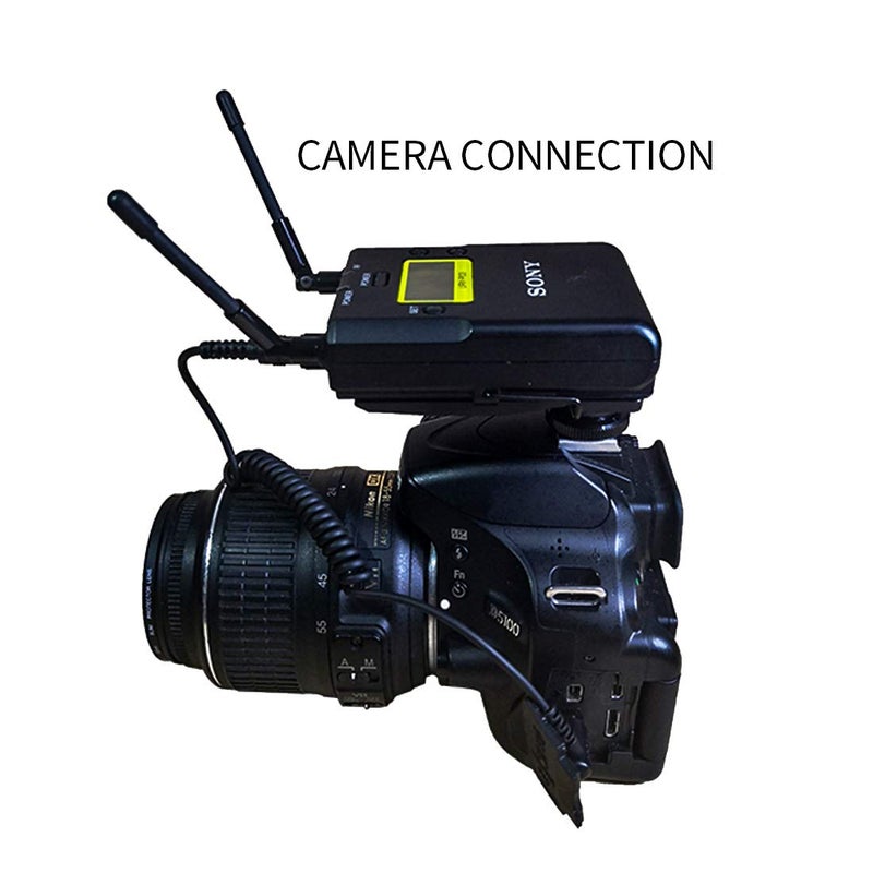 CANFON Audio Upgrade Cable Replacement for Sony D11/V1/D21 Sennheiser Wireless Microphone 3.5mm Right Angle to 3.5mm Straight Stereo Jack Cable Connect to Camera - Image 3