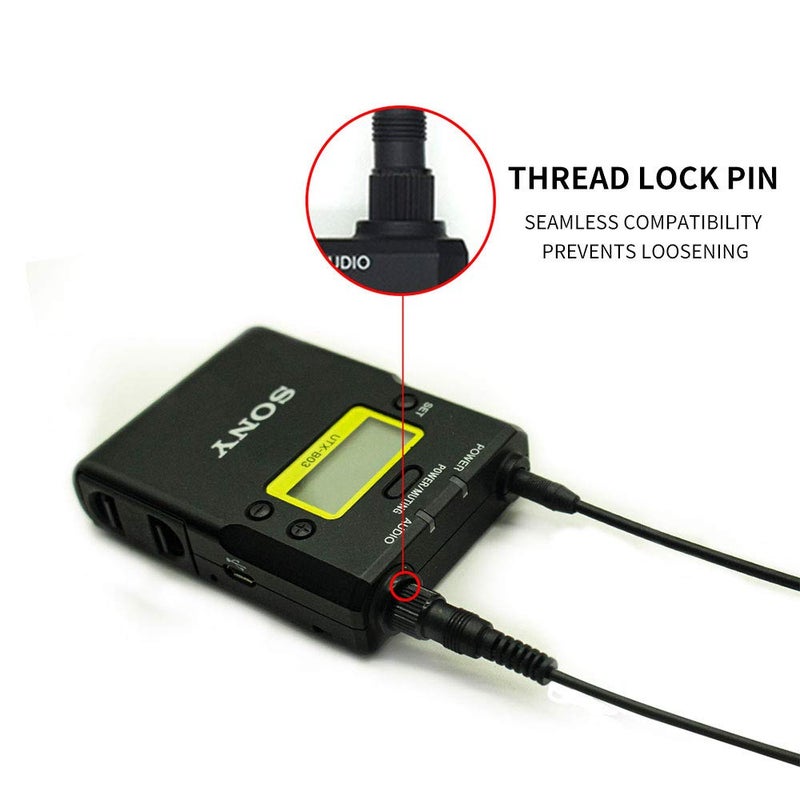 CANFON Audio Upgrade Cable Replacement for Sony D11/V1/D21 Sennheiser Wireless Microphone 3.5mm Right Angle to 3.5mm Straight Stereo Jack Cable Connect to Camera - Image 5