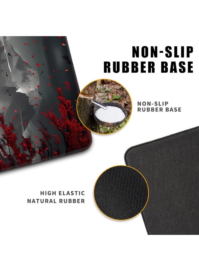 Japanese Desk Mat Riverside Full Moon Large Mouse Pad Gaming Mousepad Extended  Large Keyboard Mat Computer Laptop Mouse Desktop Mat 70 X 30cm Desk Decor - Image 3