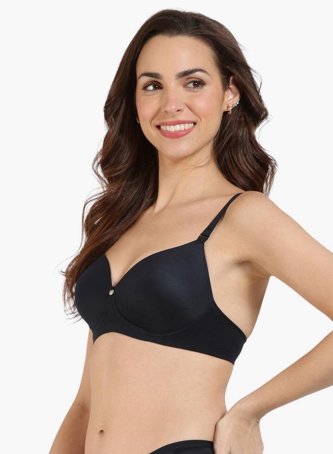 Zivame Padded Bra with Hook and Eye Closure - Image 3