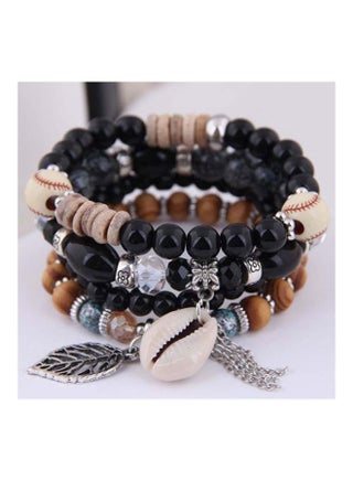 Women's Metal Leaf Conch Tassel Ornate Bead Multi-layer Bracelet - pzsku/Z304C08483DE2F3B24BE3Z/45/_/1693910983/125eecd8-a482-4a33-bea9-aa572970b90a
