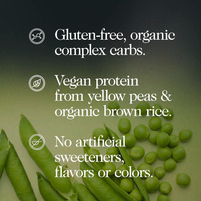 Nakd ناكد فيغان ماس فانيلا  مكسب الوزن النباتي 1230 سعرة حرارية غير معدلة وراثيًا خالي من الجلوتين بدون مكونات صناعية 8 رطل 11 حصة - Image 4