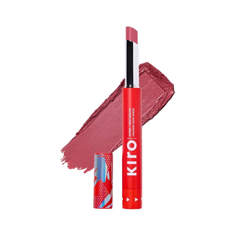 Kiro Slickstick Luxe Matte Lipstick Pink Horizon 24g HighPigment Velvet Matte Finish Hydrating LongLasting Infused with Peptides Hyaluronic Spheres 12 Nude Pink Brown Red Shades - Image 1