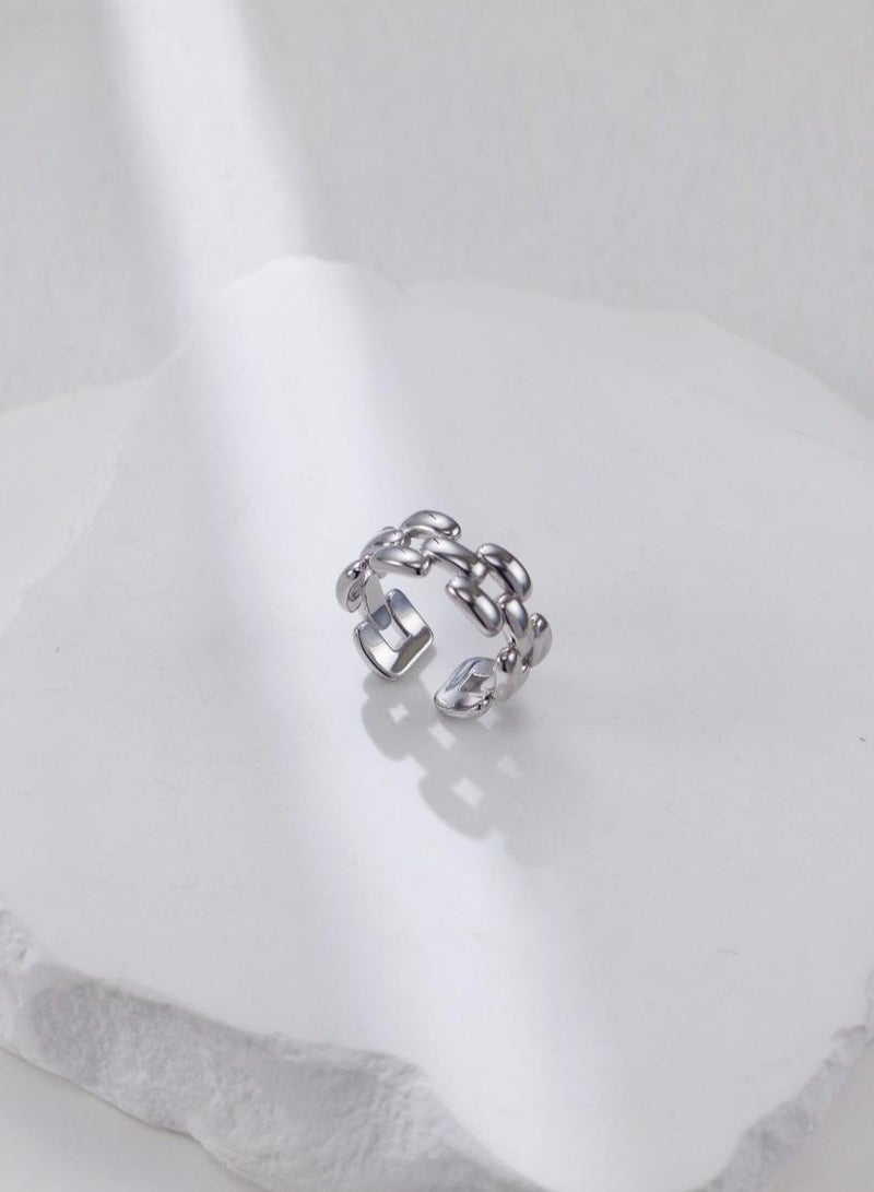 Saraia Simple and high-end design chain ring - Image 5
