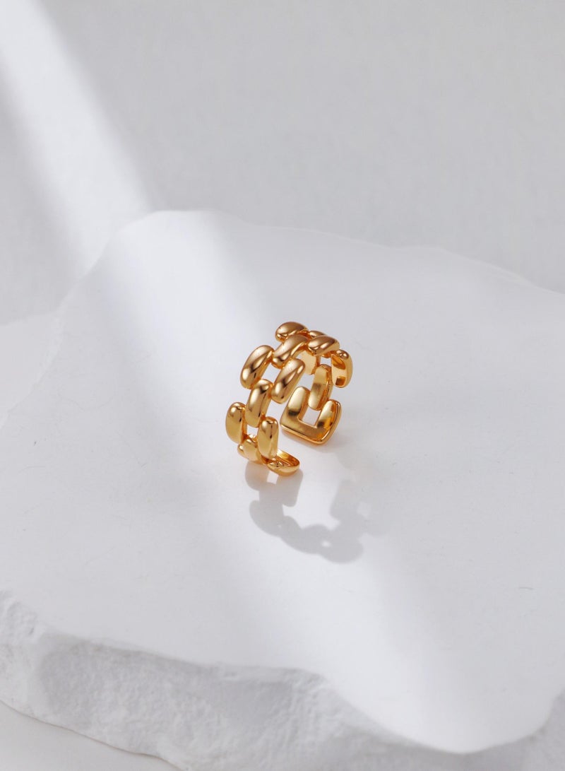 Saraia Simple and high-end design chain ring - Image 2
