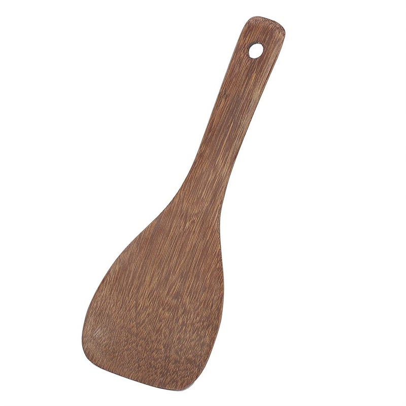 Wooden Spatula for Cooking Food Grade Kitchen Tool Semicircle Shape Professional Use - Image 2