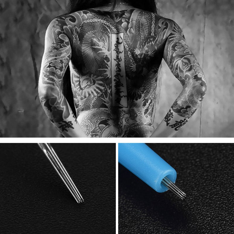 Tattoo Needles & Cartridges Set 20pcs Disposable Tattoo Needles 9RL & 20pcs Tattoo Needles Tubes 9RT Tattoo Tools Kit Tattoo Supplies - Image 4