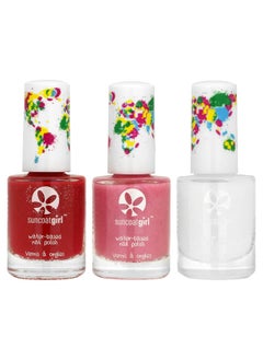 Suncoat Girl SuncoatGirl, Water-Based Nail Polish, Ballerina Beauty, 4 Piece Kit  - Image 1