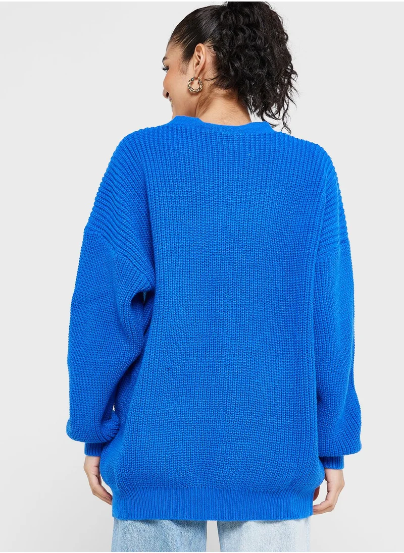 ELLA Classic Cardigan With Button Detail