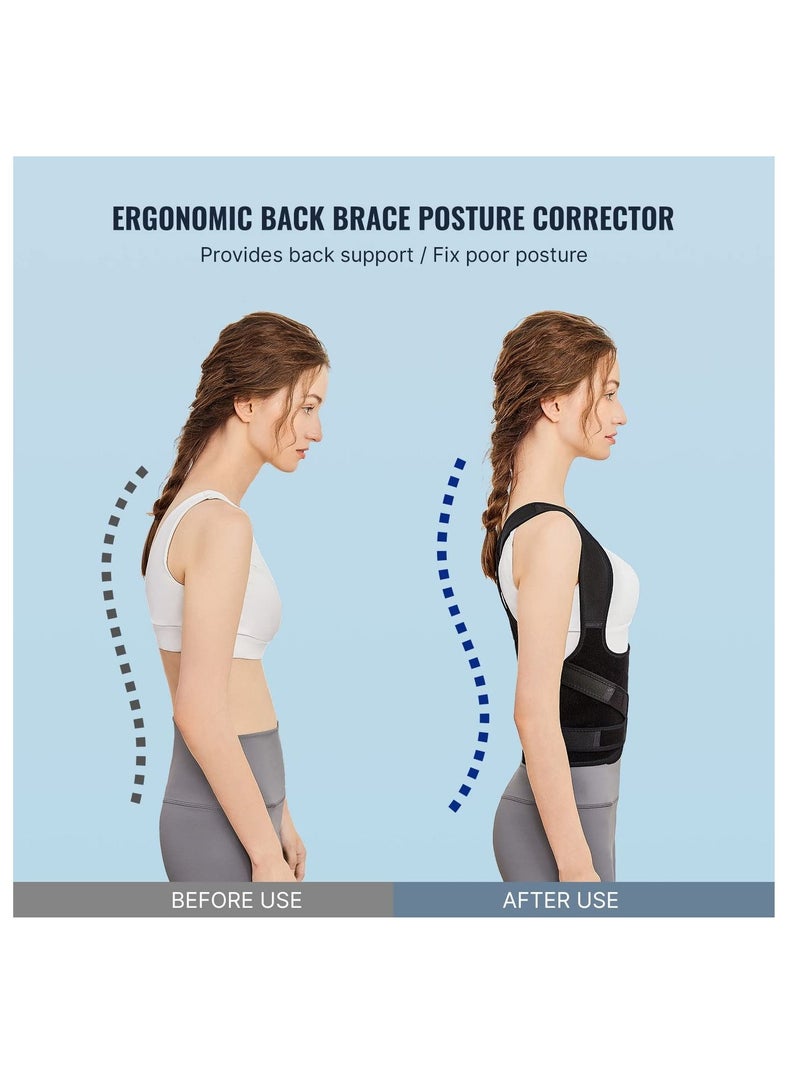 Arabest دعامة ظهر ومصحح وضعية للجنسين، مصحح وضعية لتقويم الظهر، تصحيح الجنف وتقوس الظهر، آلام الظهر، مصحح العمود الفقري، دعم، مدرب وضعية قابل للتعديل - Image 4