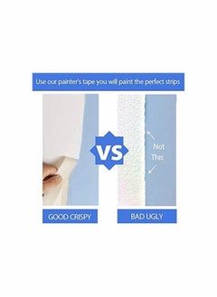 KASTWAVE White Masking Tape 3 Pack, General Purpose Beige Painter's Tape 0.7inch x 164ft(50m), 492ft(150m)  - Image 5