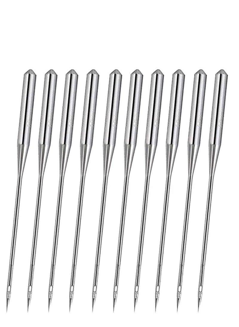 Captaintech 10Pcs Overlock Sewing Machine Needles for Singer Brother Janome serger Sewing Machine (DC 90/14) - Image 1