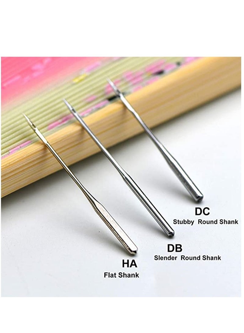 Captaintech 10Pcs Overlock Sewing Machine Needles for Singer Brother Janome serger Sewing Machine (DC 90/14) - Image 2