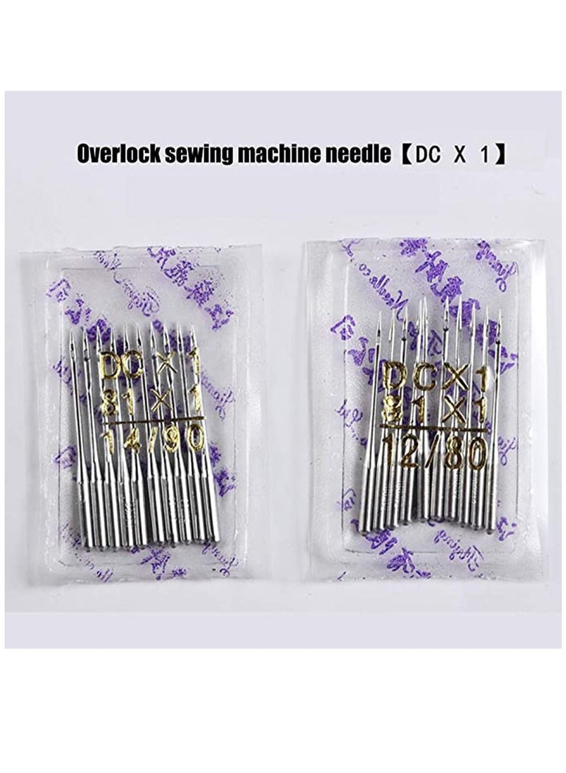 Captaintech 10Pcs Overlock Sewing Machine Needles for Singer Brother Janome serger Sewing Machine (DC 90/14) - Image 4
