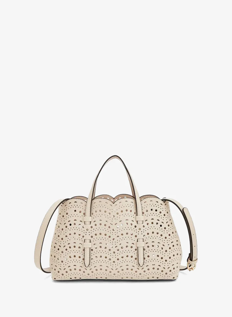 Celeste IVORY Laser Cut Tote Bag With Pouch for Women | Best Price UAE