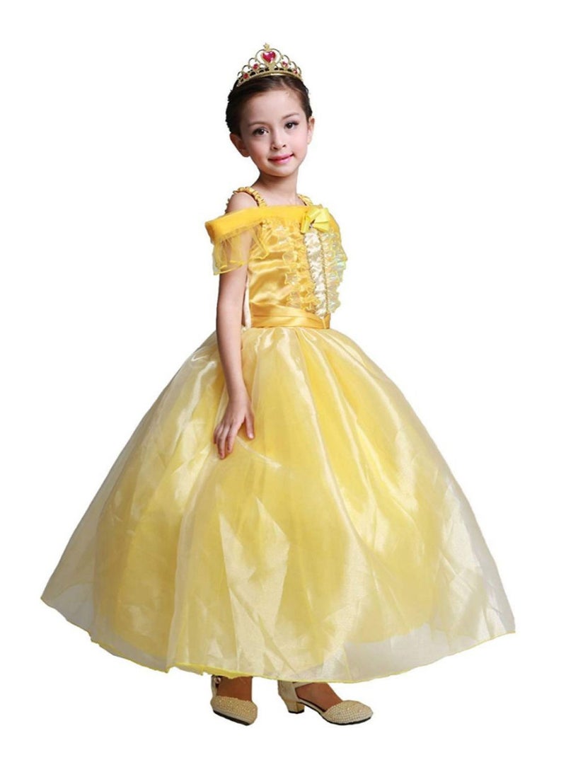 NIBEMINENT Princess Belle Costume 7 - 9 Years - Image 3