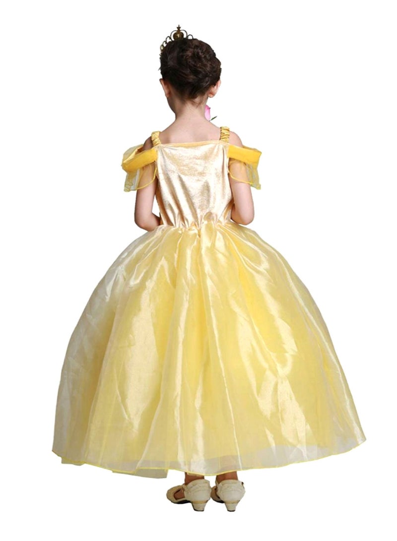 NIBEMINENT Princess Belle Costume 7 - 9 Years - Image 2