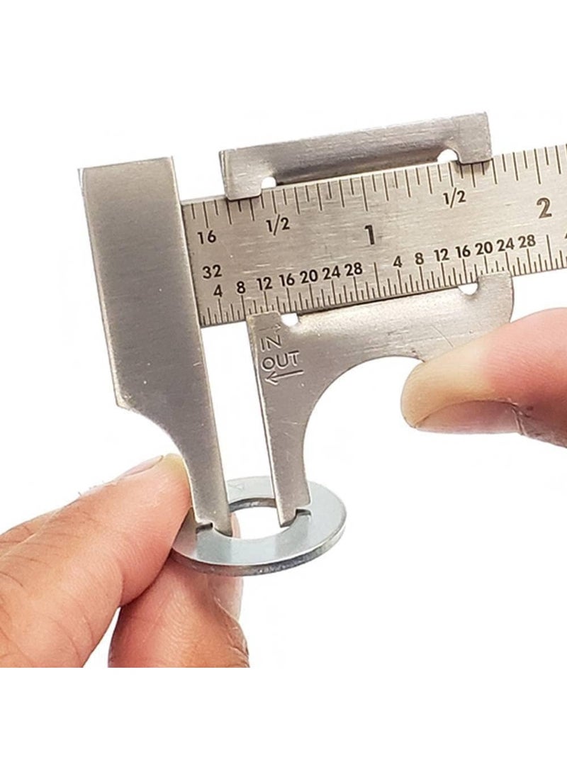 General Tools General Tools Slide Caliper #729, 16th and 32nd Graduation, 0 to 4-Inch Range, Inside and Outside Measurement  - Image 3