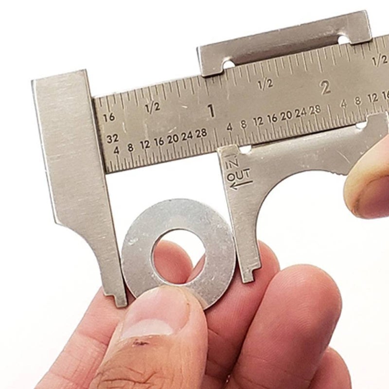 General Tools Slide Caliper #729, 16th and 32nd Graduation, 0 to 4-Inch Range, Inside and Outside Measurement - Image 2