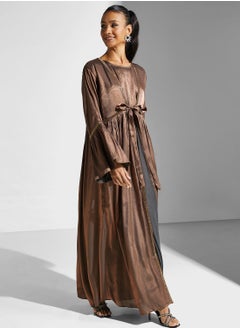 hayas closet Lace Detail Abaya  - Image 1