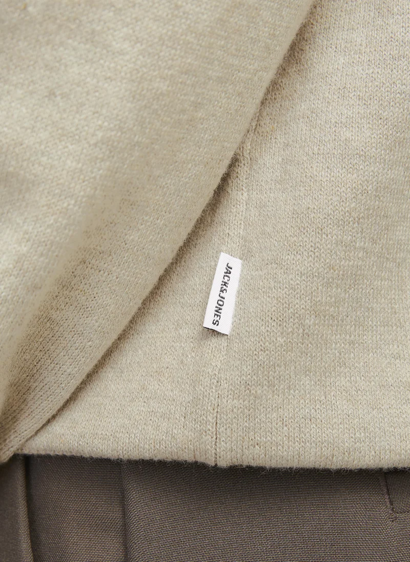 JACK & JONES  Knitted Half Zip Up Sweater for Men | Best Price UAE
