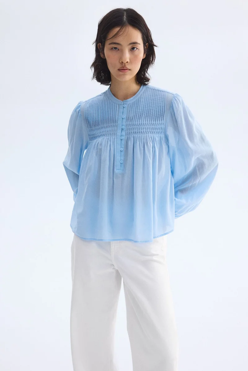 H&M Pintucked blouse