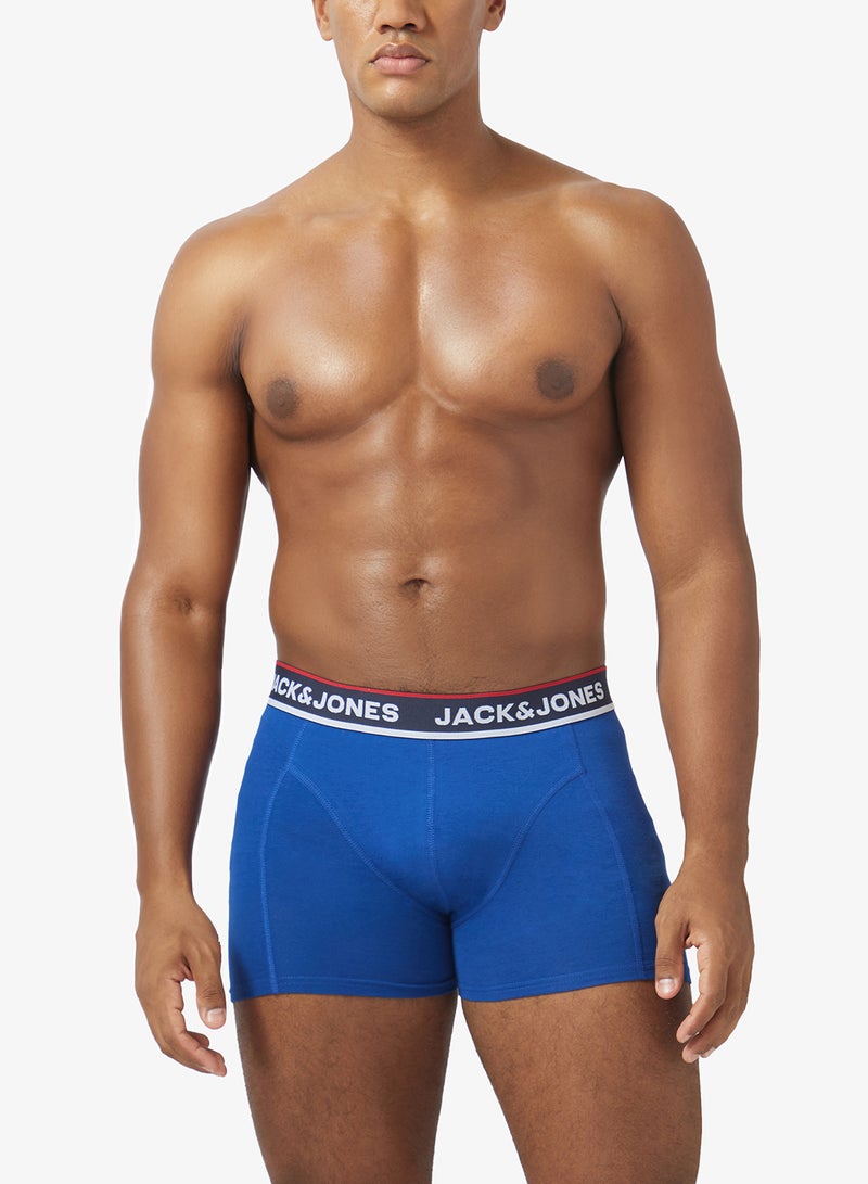 JACK & JONES 3 Pack Logo Band Trunks - Image 3