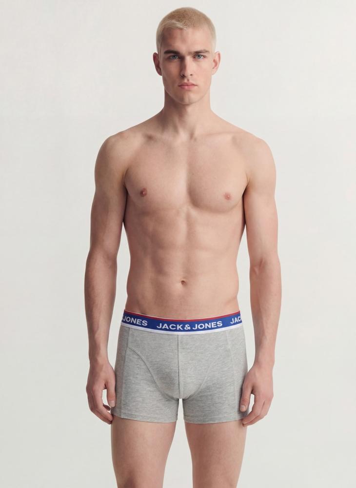 JACK & JONES 3 Pack Logo Band Trunks - Image 2