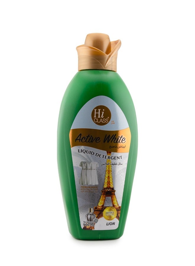 Hi Class Liquid Detergent Active White 900 ml