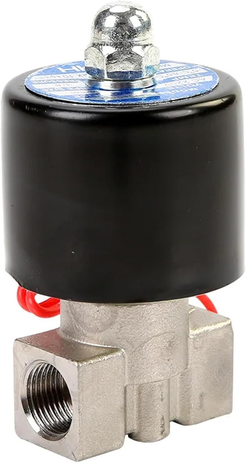 1pc solenoid valve 3/8 Stainless Steel Normally Closed Solenoid Valve 24V 12V 220V 110V(G_120VAC_NBR-SEAL)