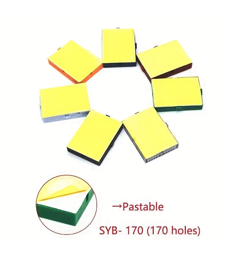 SYB 170 لوحة توصيل مصغرة بيضاء للاستخدام في الهندسة الروبوتية والتعليمية والصناعية - Image 4