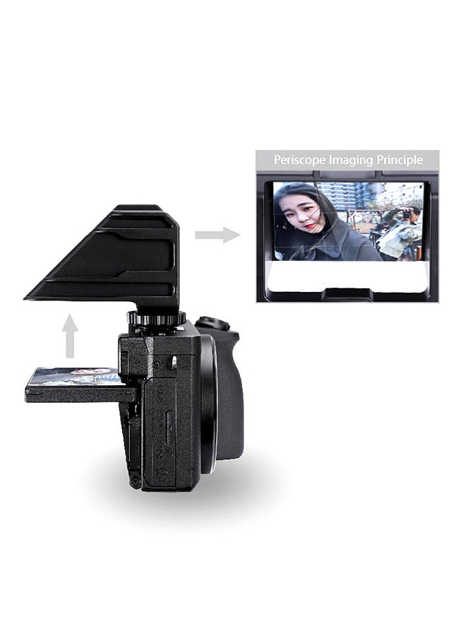UURIG - Vlog Selfie Flip Screen with Cold Shoe for Mirrorless Camera for Video Youtuber - Image 1