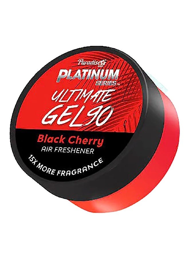 Saco عطر هواء شجرة الكرز الأسود سلسلة بلاتينية من بارادايس هلام نهائي 90 علبة 30 غ Plug-001