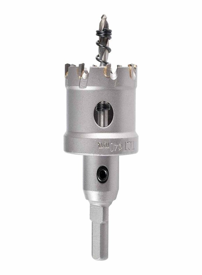 UPTODATETOOLS 40mm TCT Hole Saw Tungsten Carbide Tipped Teeth Hole Cutter, TCT Drill Bit Hole Saw Set for Stainless Steel, Sheet, Metal - Image 2