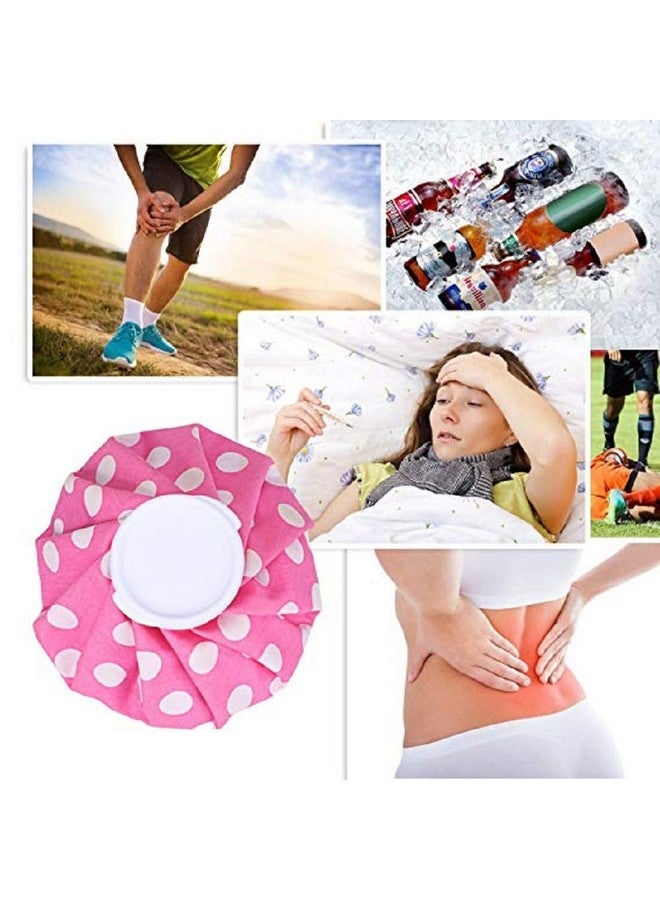 ZOMOZA Reusable Ice Bag, Hot Water Bag For Injuries Pain Relief - Soft Cloth Pain Relief Hot And Cold Therapy Flexible Medical Instant First Aid Kit, Water Ice Cubes Refillable Pack For Knee Ankle Shoulder Back Elbow Head (Multi Color Size-9") - Image 4