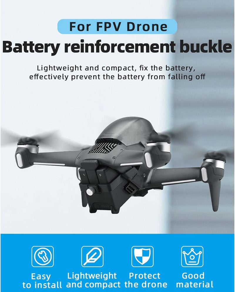 klarako for DJI FPV Battery Reinforced Buckle, Battery Lock Battery Protection Holder, Compatible with DJI FPV Drone Battery Holder - Image 5
