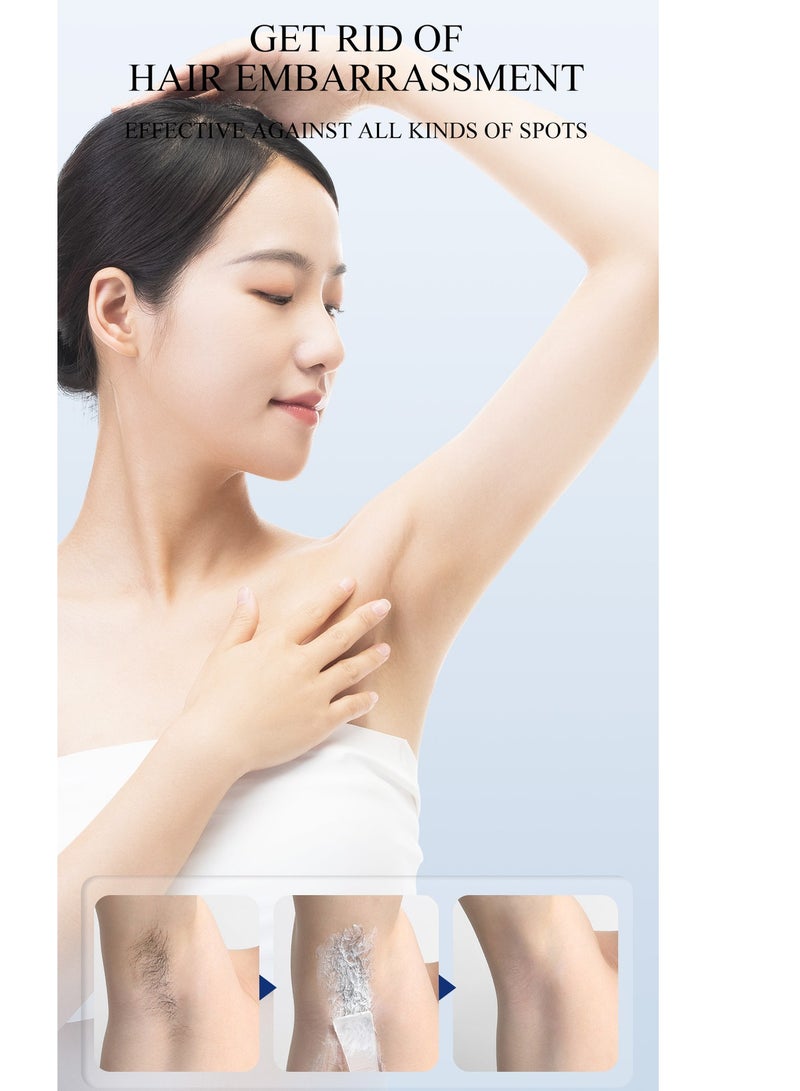 Fair King Hair removal cream for armpit hair removal, leg hair, special for sensitive skin, soothing and repairing underarms, hair removal without leaving traces per bottle 40g - Image 2