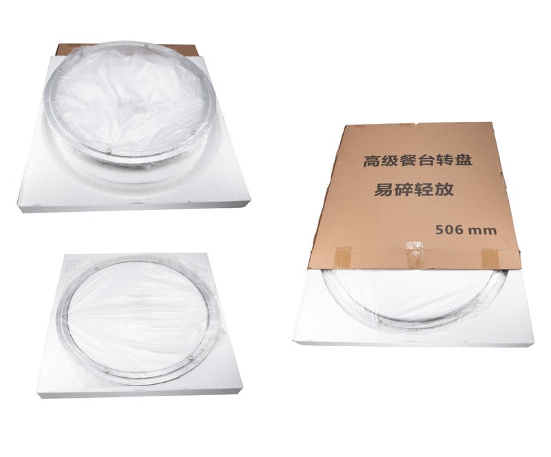 Dailydanny Aluminum Heavy Duty Lazy Susan Rotating Turntable Bearing Swivel Plate Hardware for Dining-Table (20 inch) - Image 4