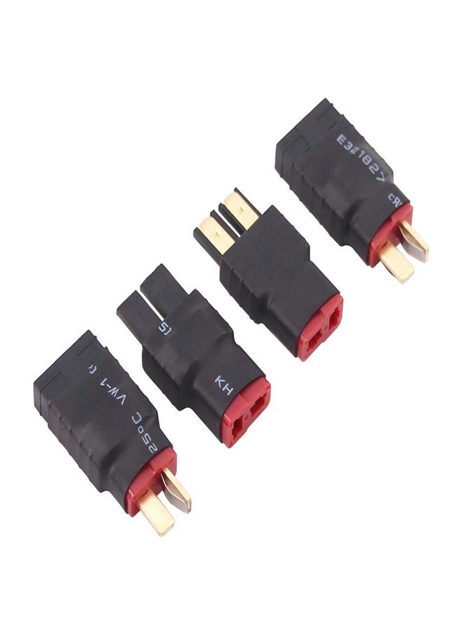 OliRC 4pcs T-Plug Style Male Female RC Connector Adapters(C161-4) - Image 1
