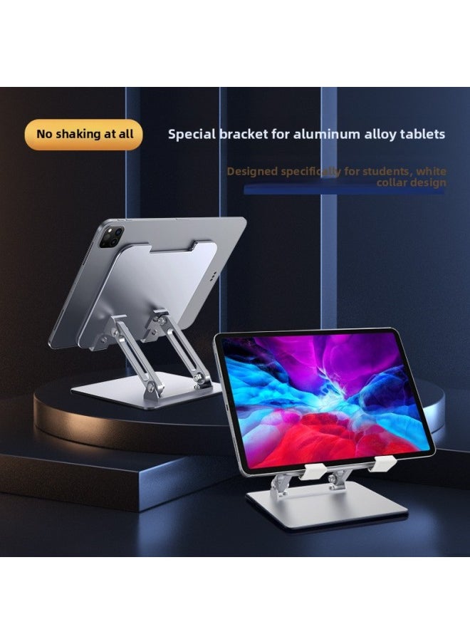 Generic - Learning Machine Large Tablet Special Support Frame Aluminum Metal Desktop IPad Foldableable Chicken Adjustable Mobile Phone Holder-Color:S8 (large Style)-Applicable Size:10inch - Image 1
