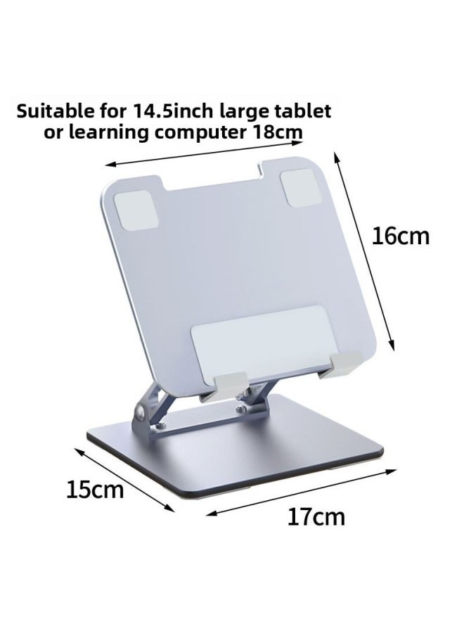 Generic - Learning Machine Large Tablet Special Support Frame Aluminum Metal Desktop IPad Foldableable Chicken Adjustable Mobile Phone Holder-Color:S8 (large Style)-Applicable Size:10inch - Image 1