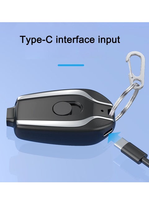 Keychain Mini Power Bank Portable Power Bank Mini Powerbank For Iphone Android TYPE-C Emergency Power