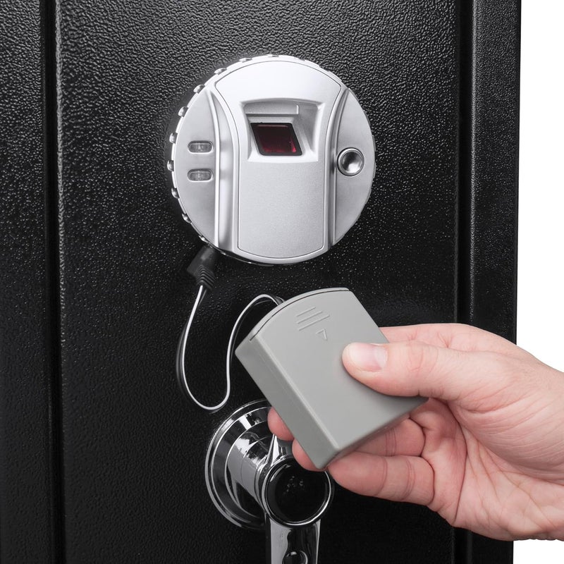 BARSKA External Battery Pack – Backup Power for Biometric Fingerprint Safes, Compatible Only with Select Models, Access During Battery Failure - Image 3