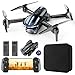 Pallton Drone with Camera for Adults Beginners Kids Fun 1080P Foldable Mini Drone for Exciting Indoor Outdoor Play RC Quadcopter with 2 Batteries One Key Start Easy to Fly Altitude Hold 3D Flips - Image 3