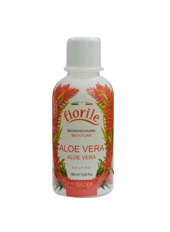 Fiorile Bath Foam Aloe Vera 1000ML | Nourishing & Moisturizing Bath Foam | Maintain Soft & Smooth Skin | Daily Use Body Cleanser - Image 1