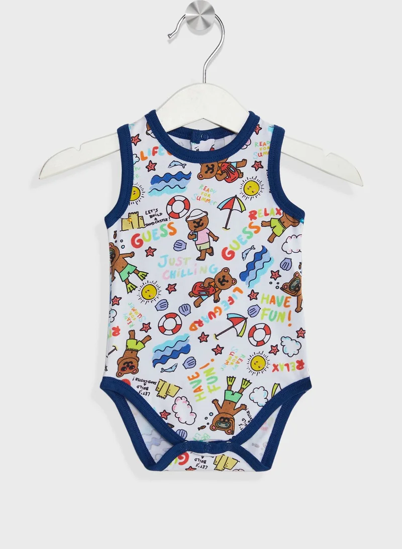 GUESS Infant Summer Days Bodysuit & Shorts Set