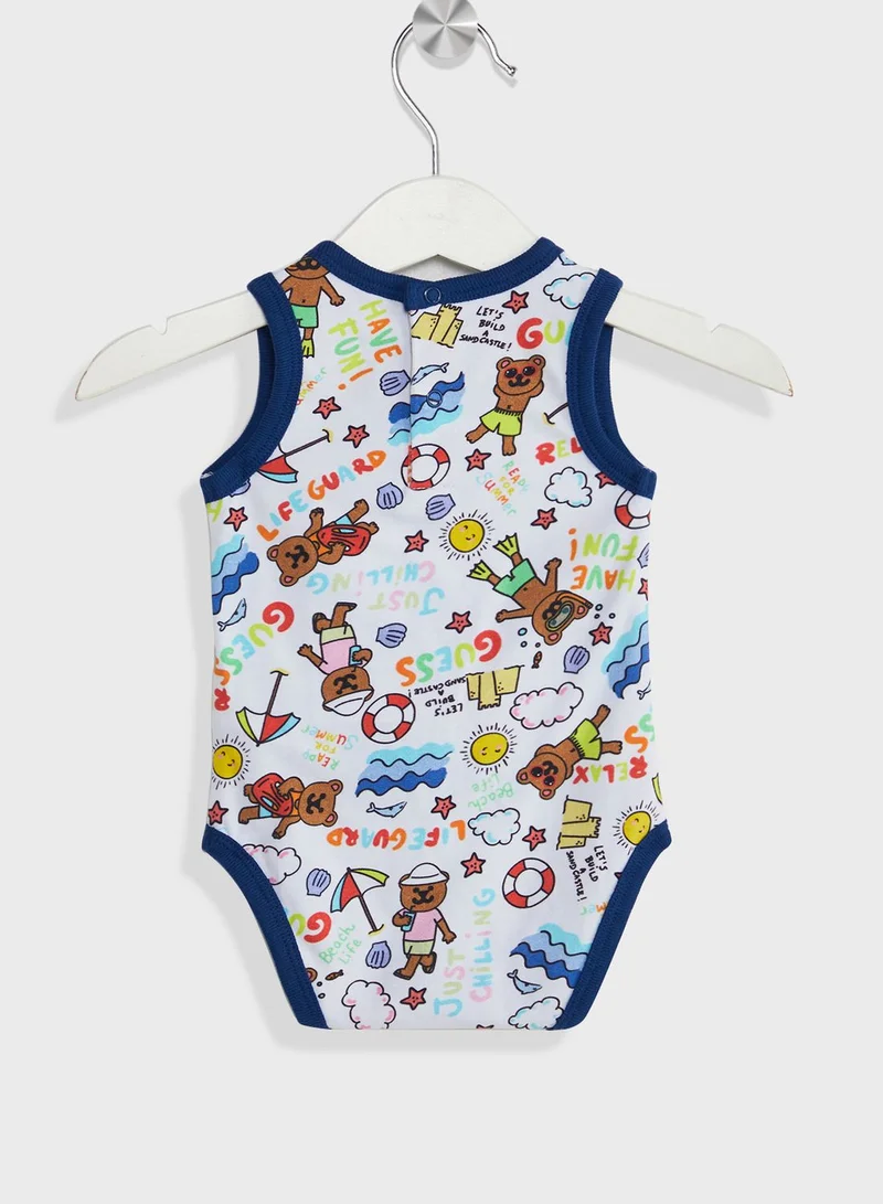 GUESS Infant Summer Days Bodysuit & Shorts Set