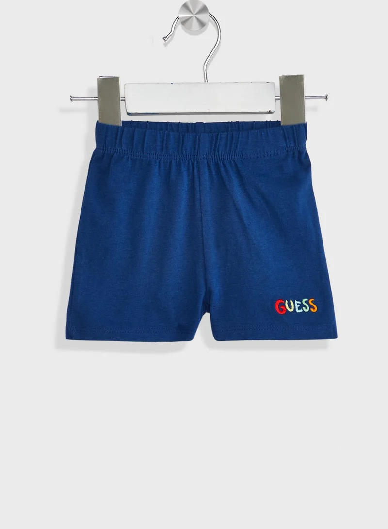 GUESS Infant Summer Days Bodysuit & Shorts Set