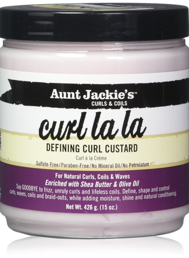 Aunt Jackie's كريم تحديد تجاعيد أونت جاكيز Curl La La 15 أونصة (443 مل) (عبوة 2) - Image 1
